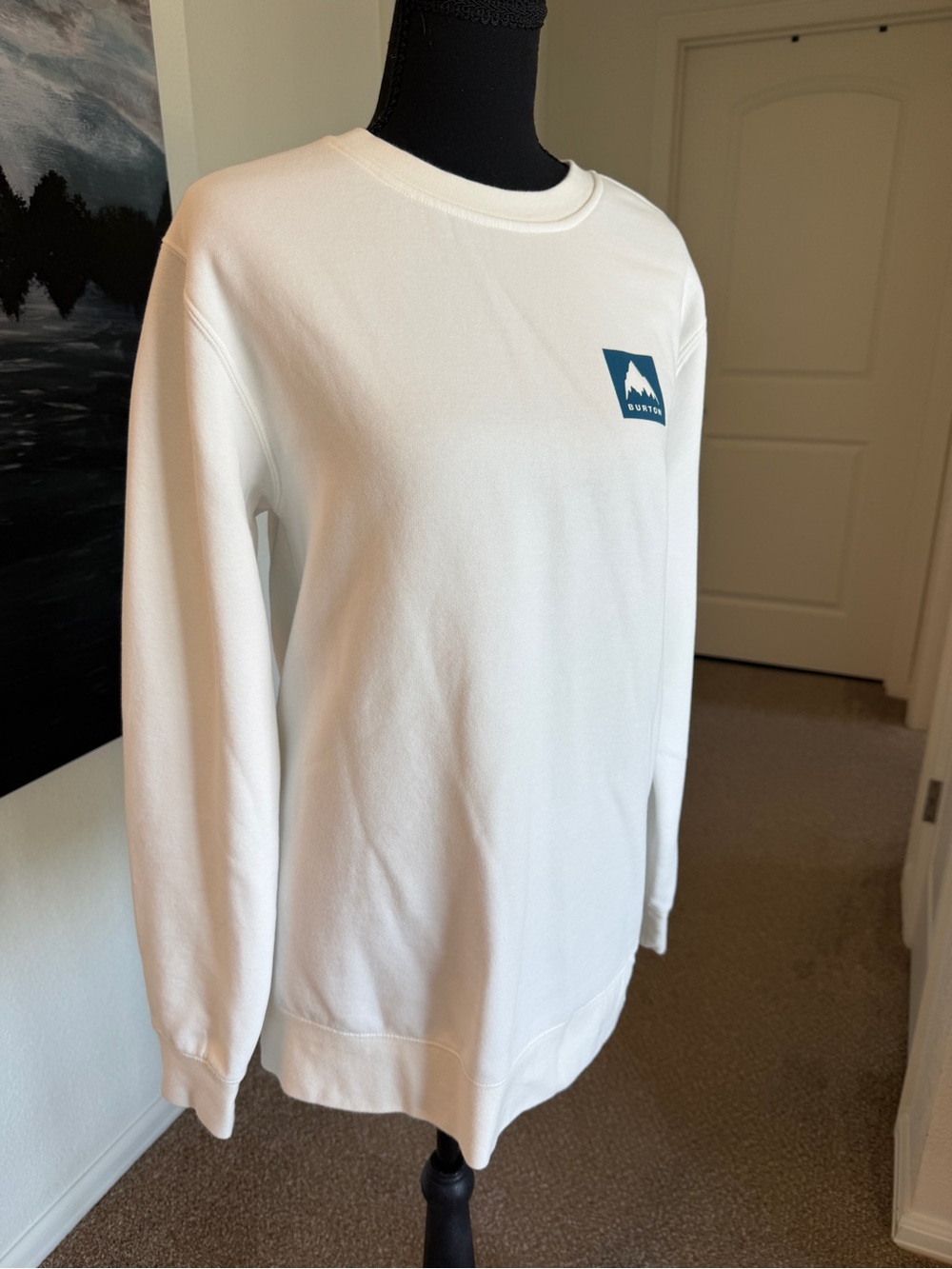 🪩 3/$10 Burton x Fat Tire Men’s White Crewneck Sweatshirt